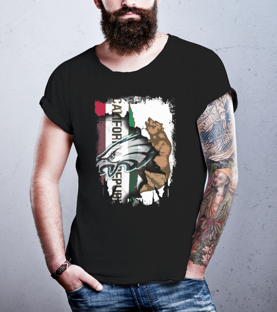 California Republic With Eagles T-Shirt