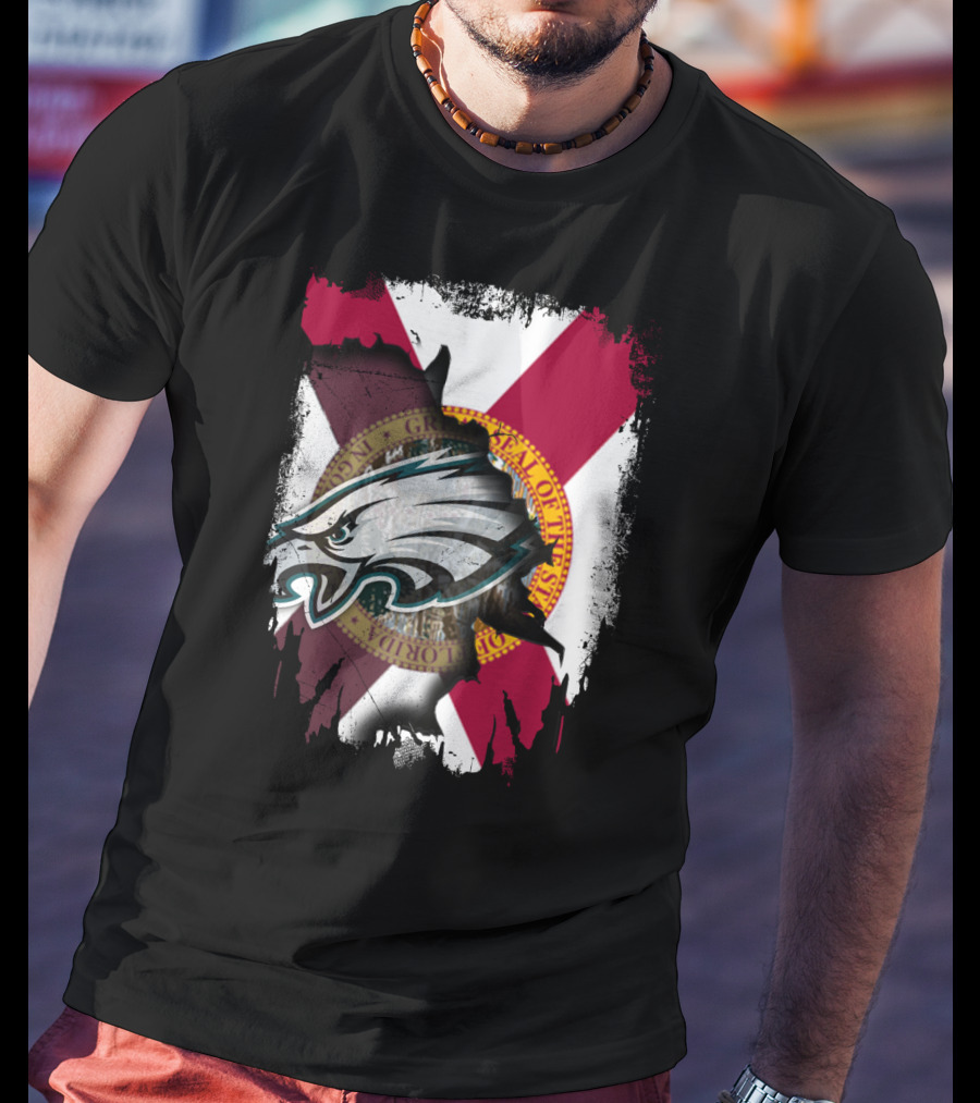 Together Florida Eagles Grant Peel Away Flag T-Shirt