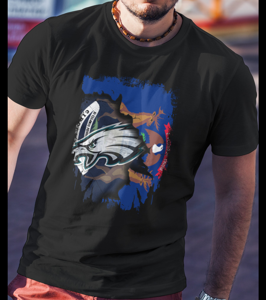 Michigan Pride With Eagles And State Seal T-Shirt