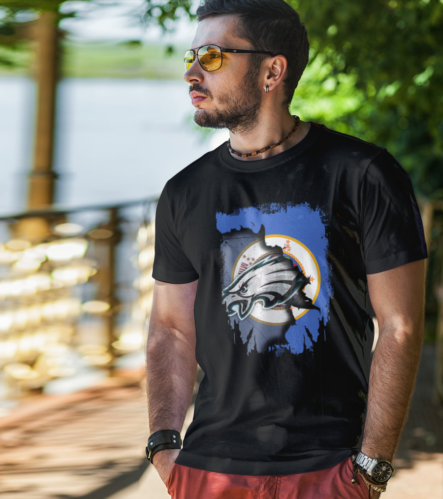 Minnesota State Flag Timeless Eagles Collaboration T-Shirt