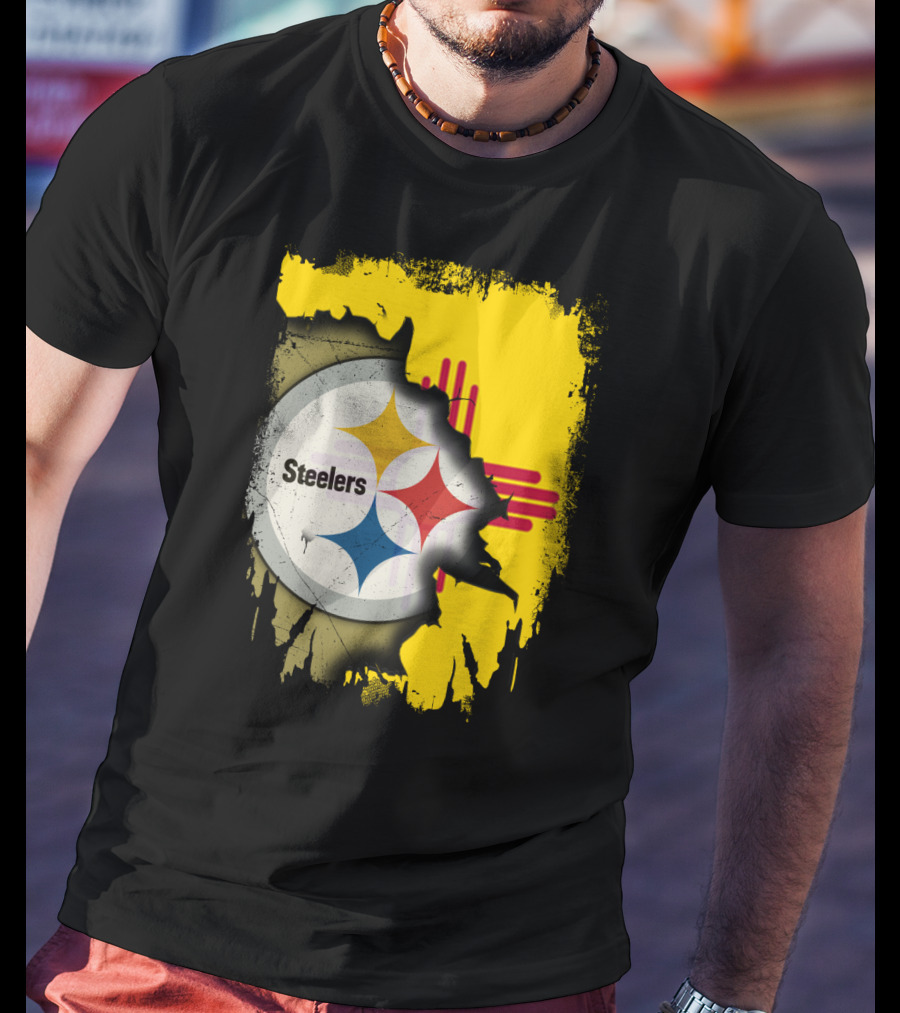 Steelers New Mexico Zia Symbol Fusion T-Shirt