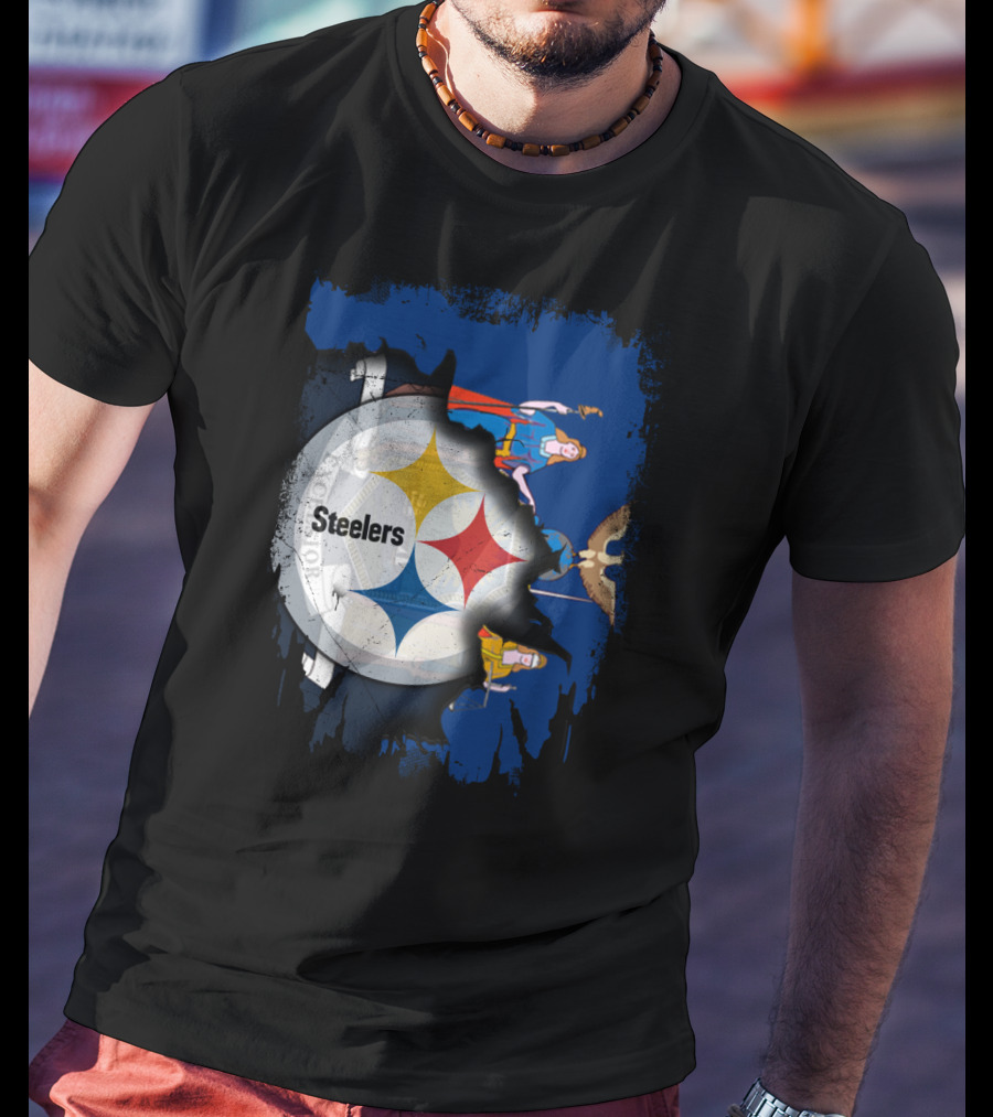 New York Steelers Emblem Fusion T-Shirt