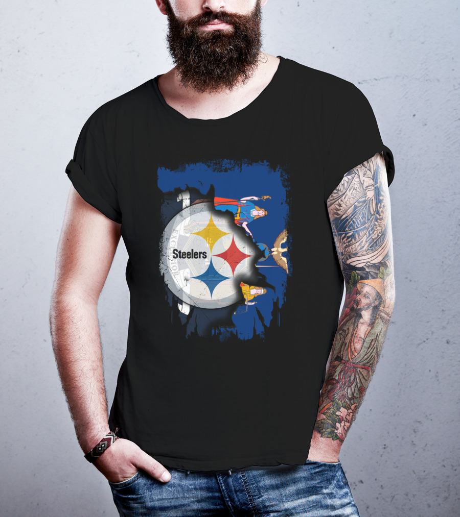 New York Steelers Emblem Fusion T-Shirt