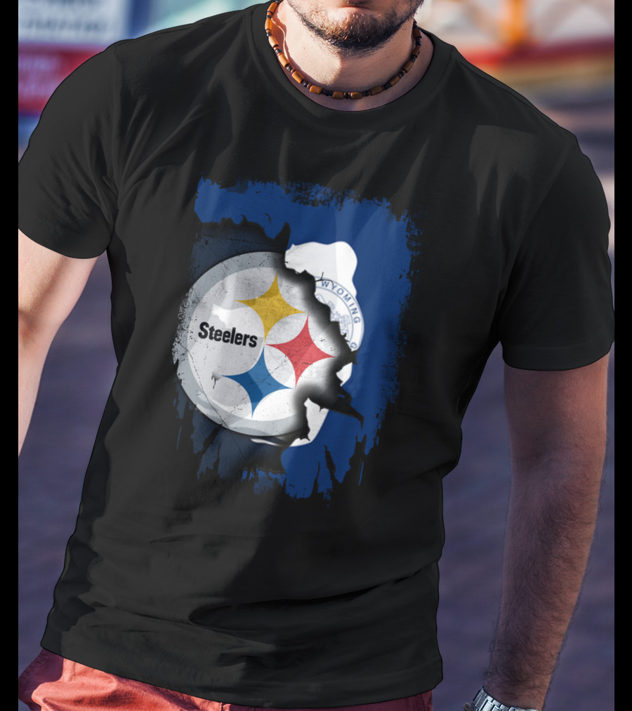 Steelers And Wyoming Union T-Shirt