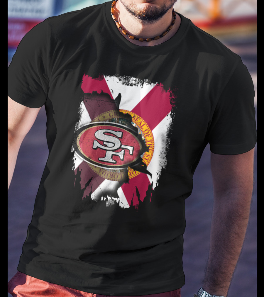 Florida Flag Together With San Francisco 49ers T-Shirt
