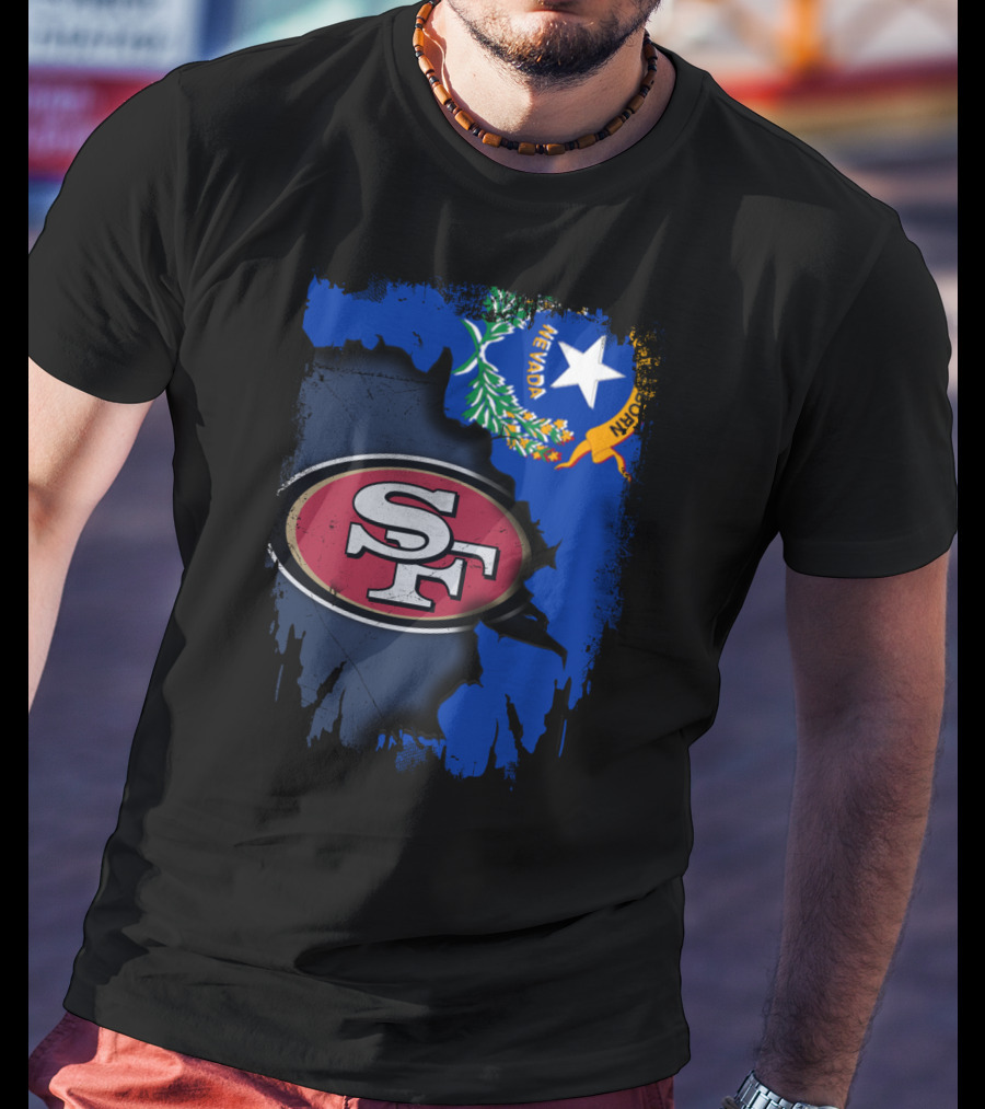 Nevada State With San Francisco 49ers T-Shirt