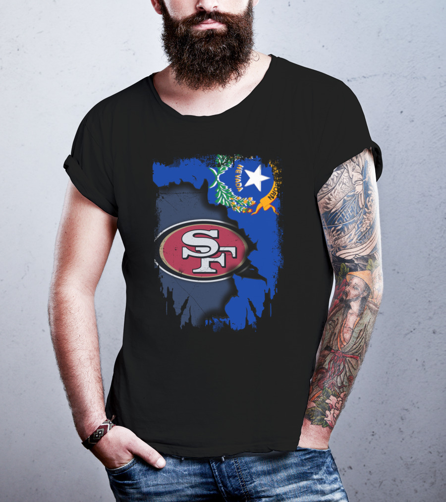 Nevada State With San Francisco 49ers T-Shirt