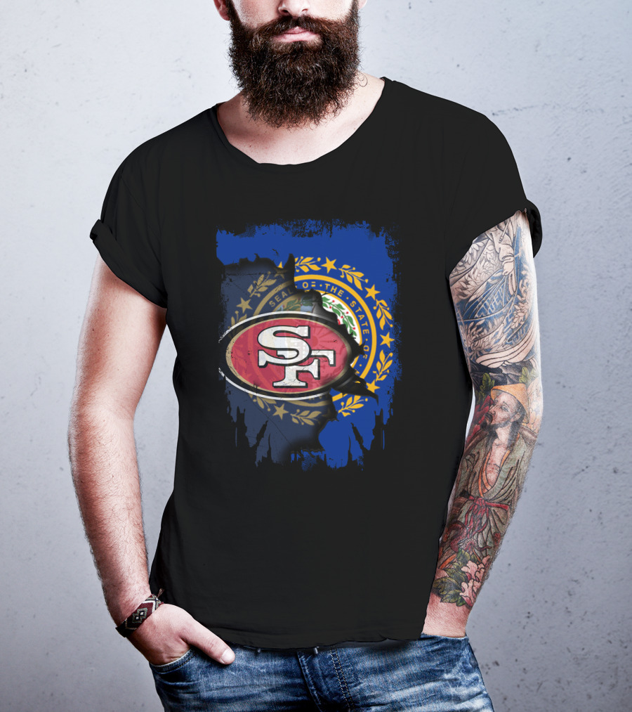 Together For New Hampshire With 49ers NFL Team Pride T-Shirt