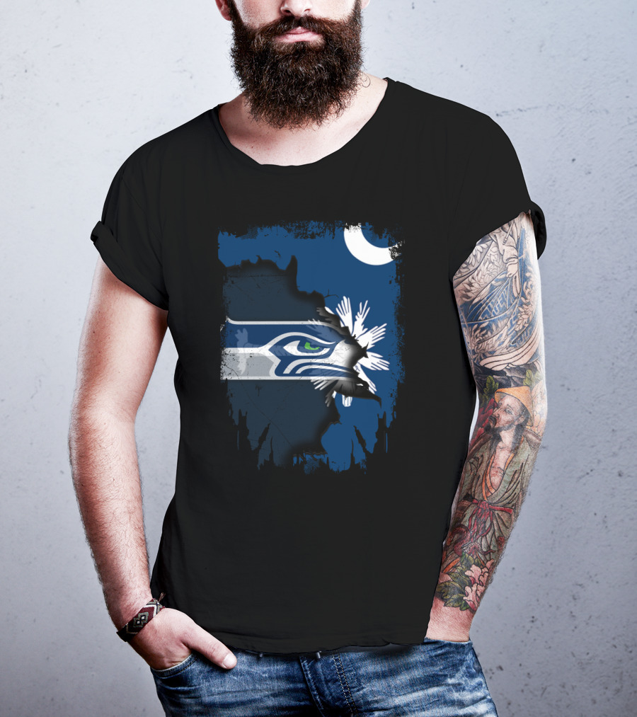 Together South Carolina Seahawks Moon Palmetto T-Shirt