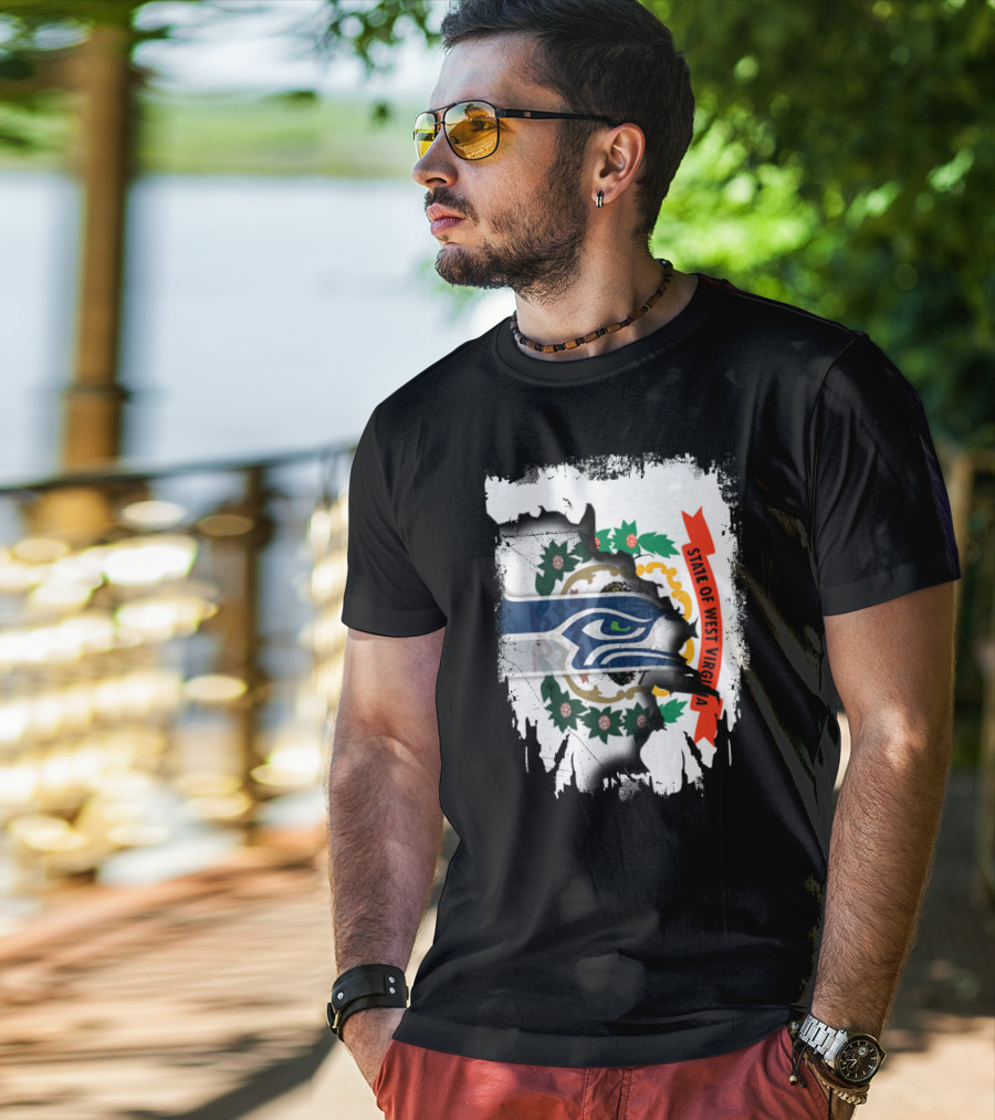 West Virginia Heritage Meets Seahawks Passion T-Shirt