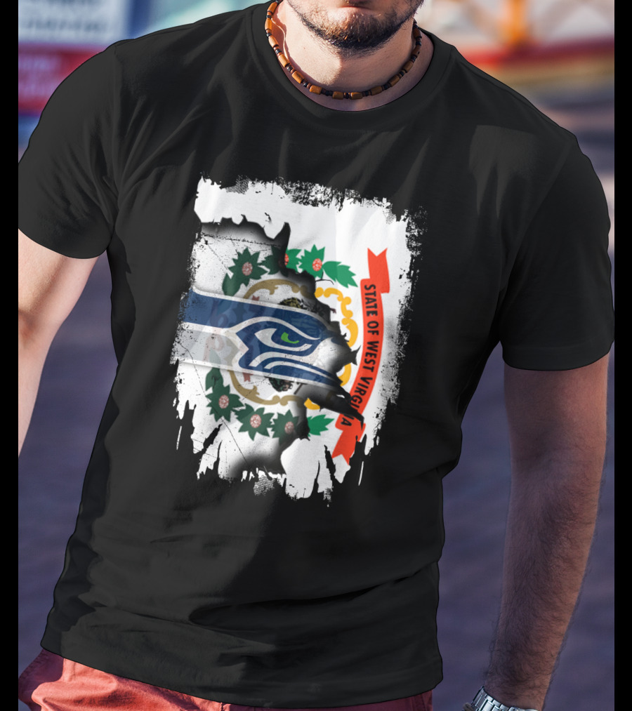 West Virginia Heritage Meets Seahawks Passion T-Shirt