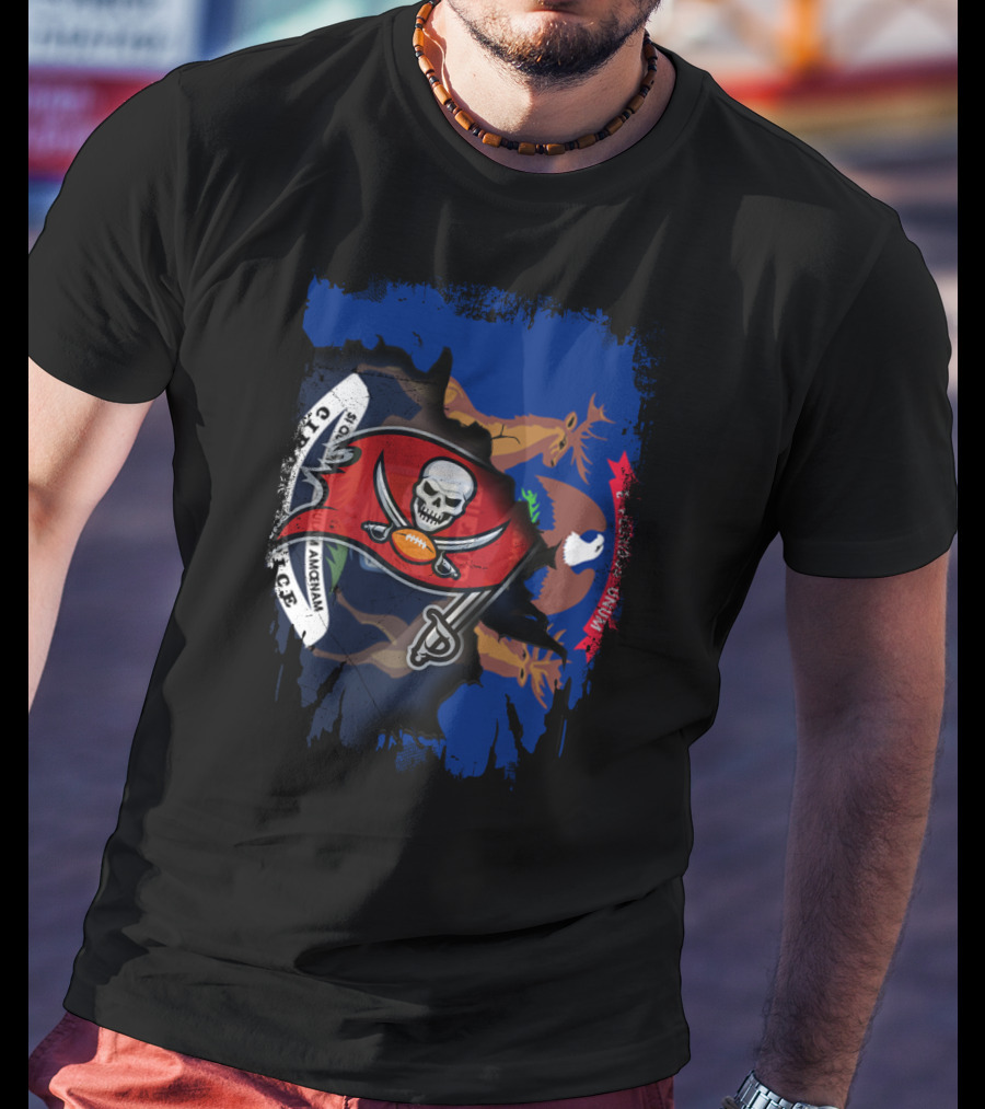 Together Michigan Buccaneers Flag Collab T-Shirt