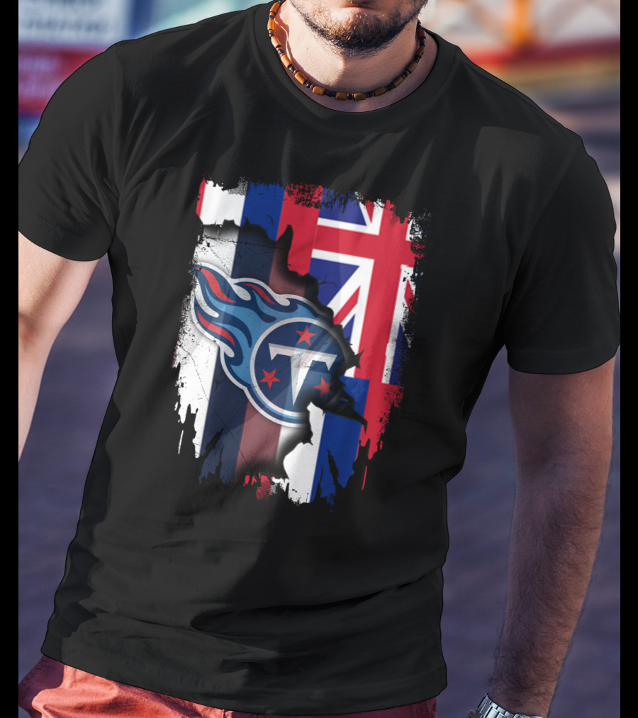 Together Hawaii Titans Flag Fusion T-Shirt