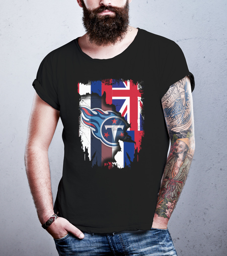 Together Hawaii Titans Flag Fusion T-Shirt