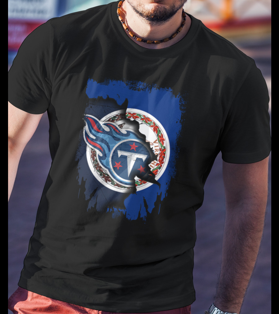 Tennessee Titans And Virginia Together United T-Shirt