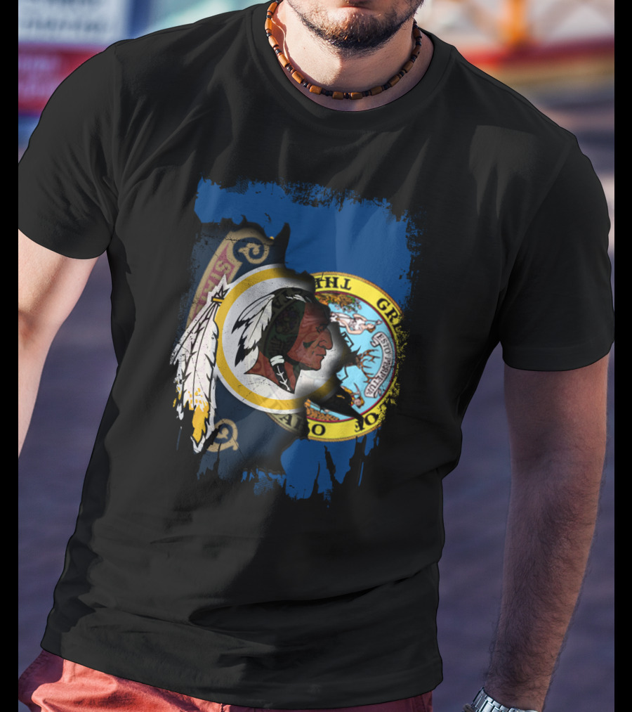 Together Idaho State With Washington Redskins T-Shirt