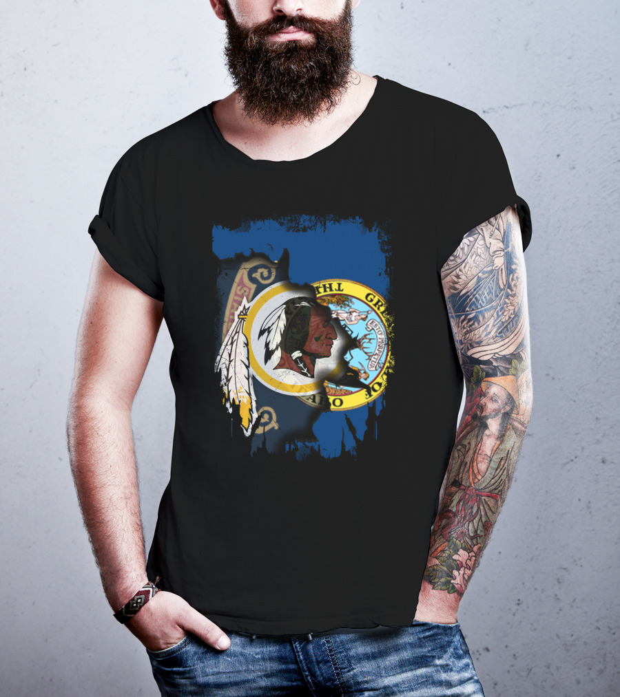 Together Idaho State With Washington Redskins T-Shirt