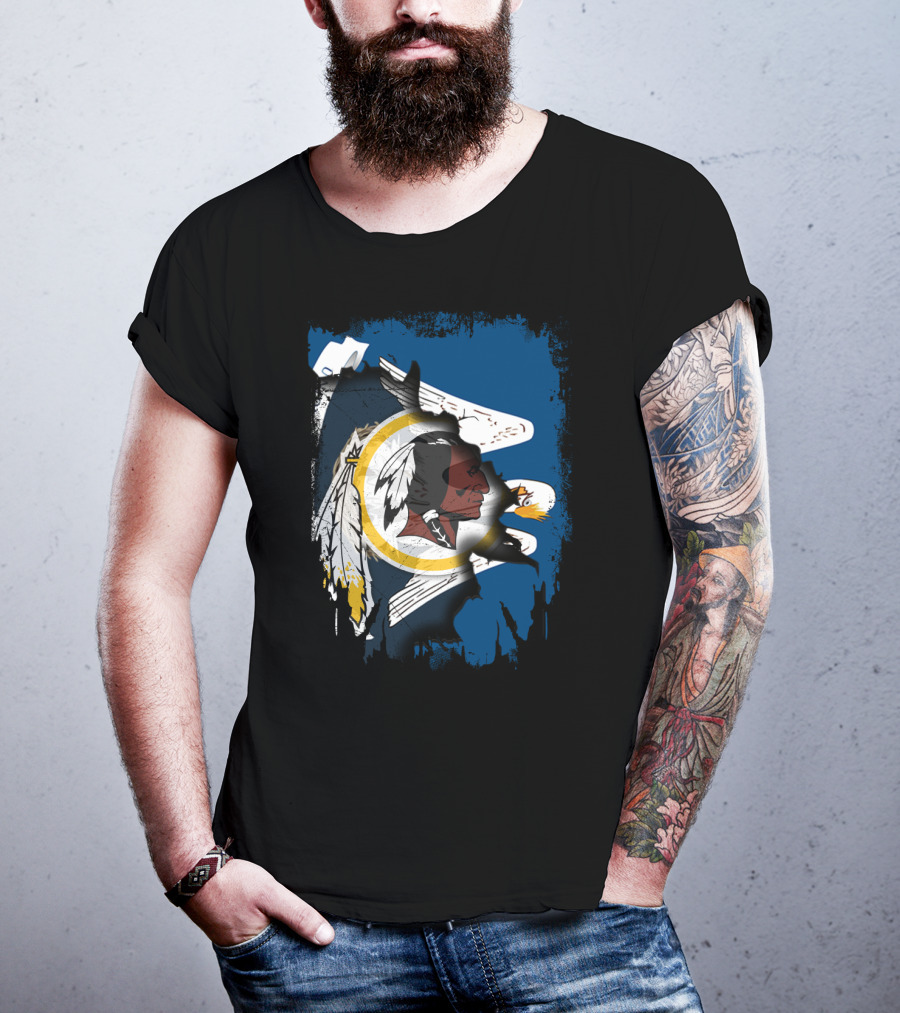 Together Louisiana Redskins Eagle Flag Banner T-Shirt