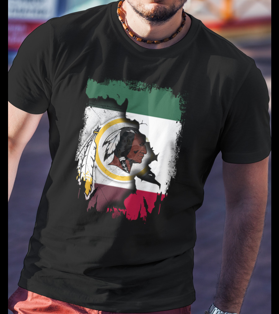 Together Mexico Redskins Flag T-Shirt