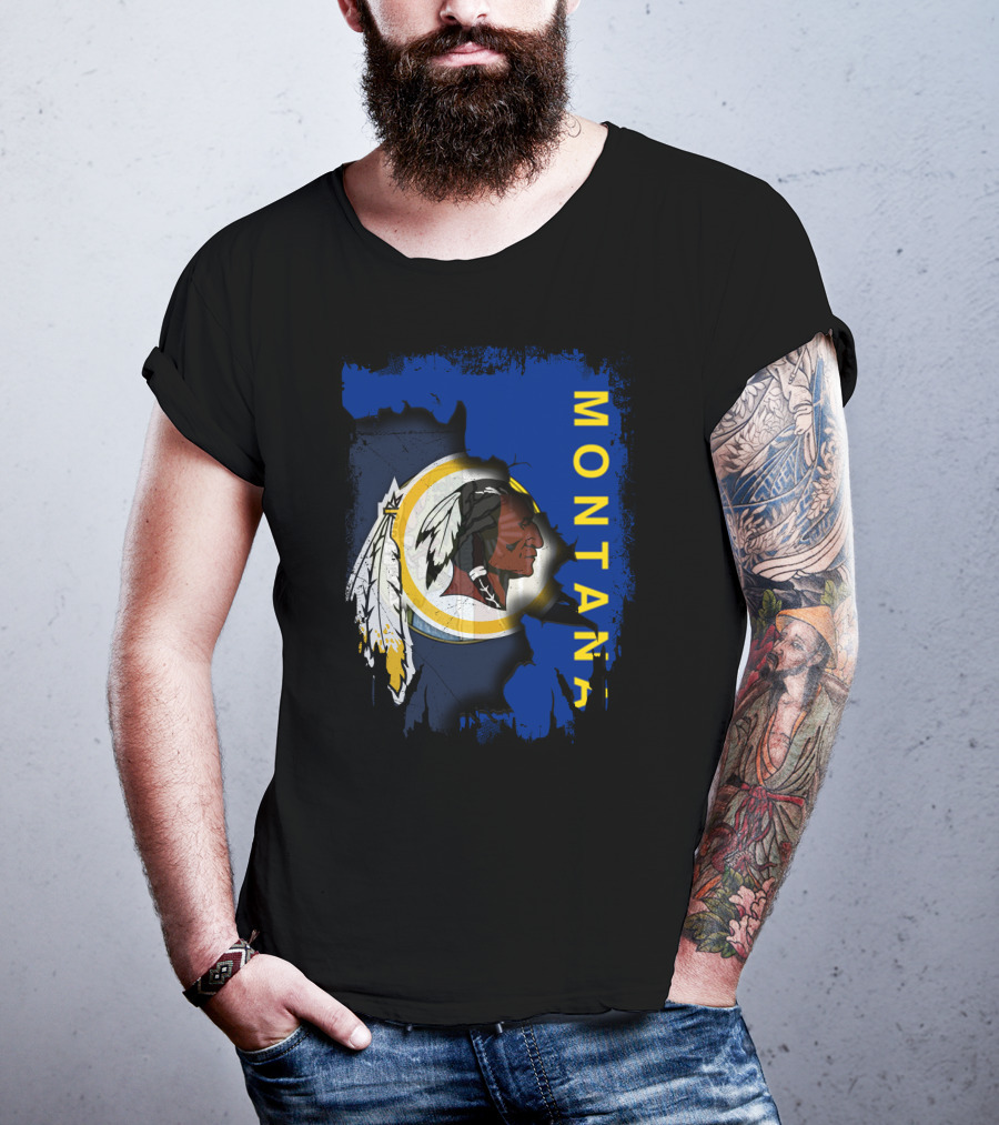 Montana And Redskins United T-Shirt