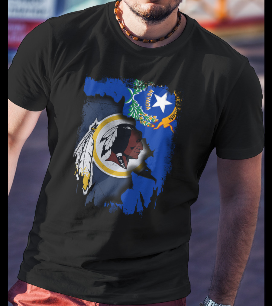 Nevada Pride With Washington Redskins T-Shirt