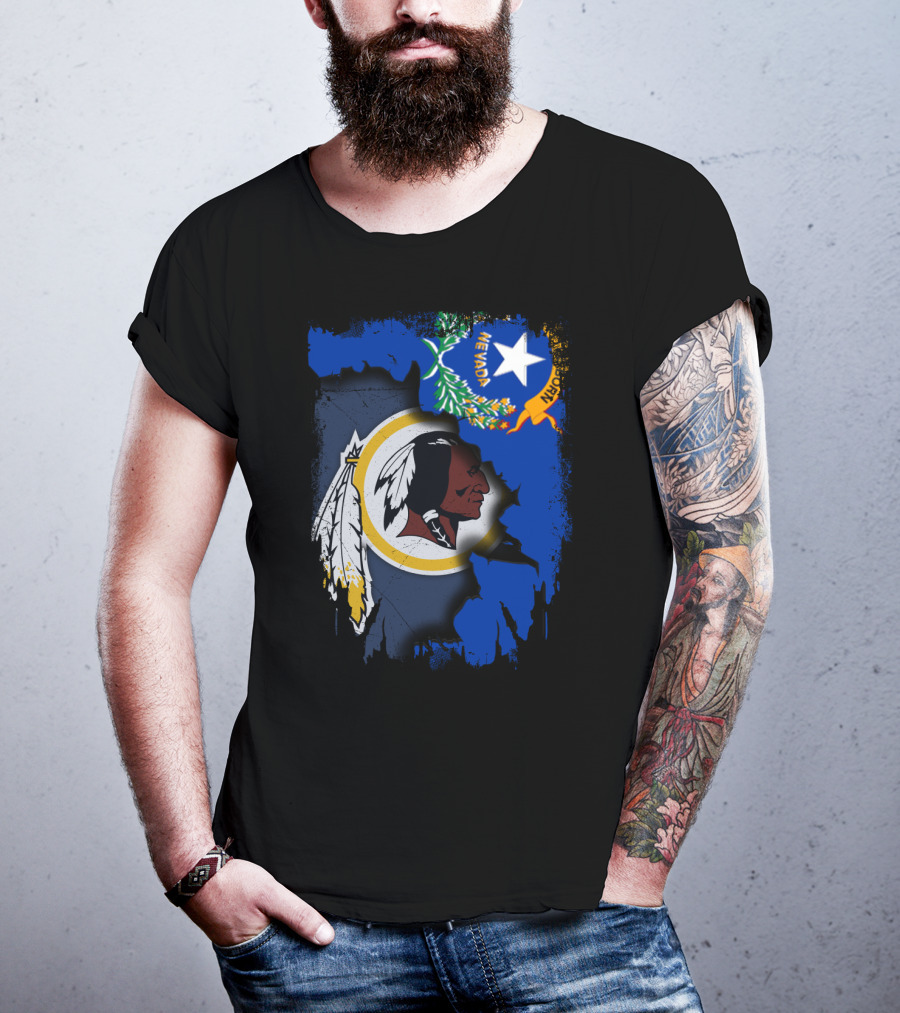 Nevada Pride With Washington Redskins T-Shirt