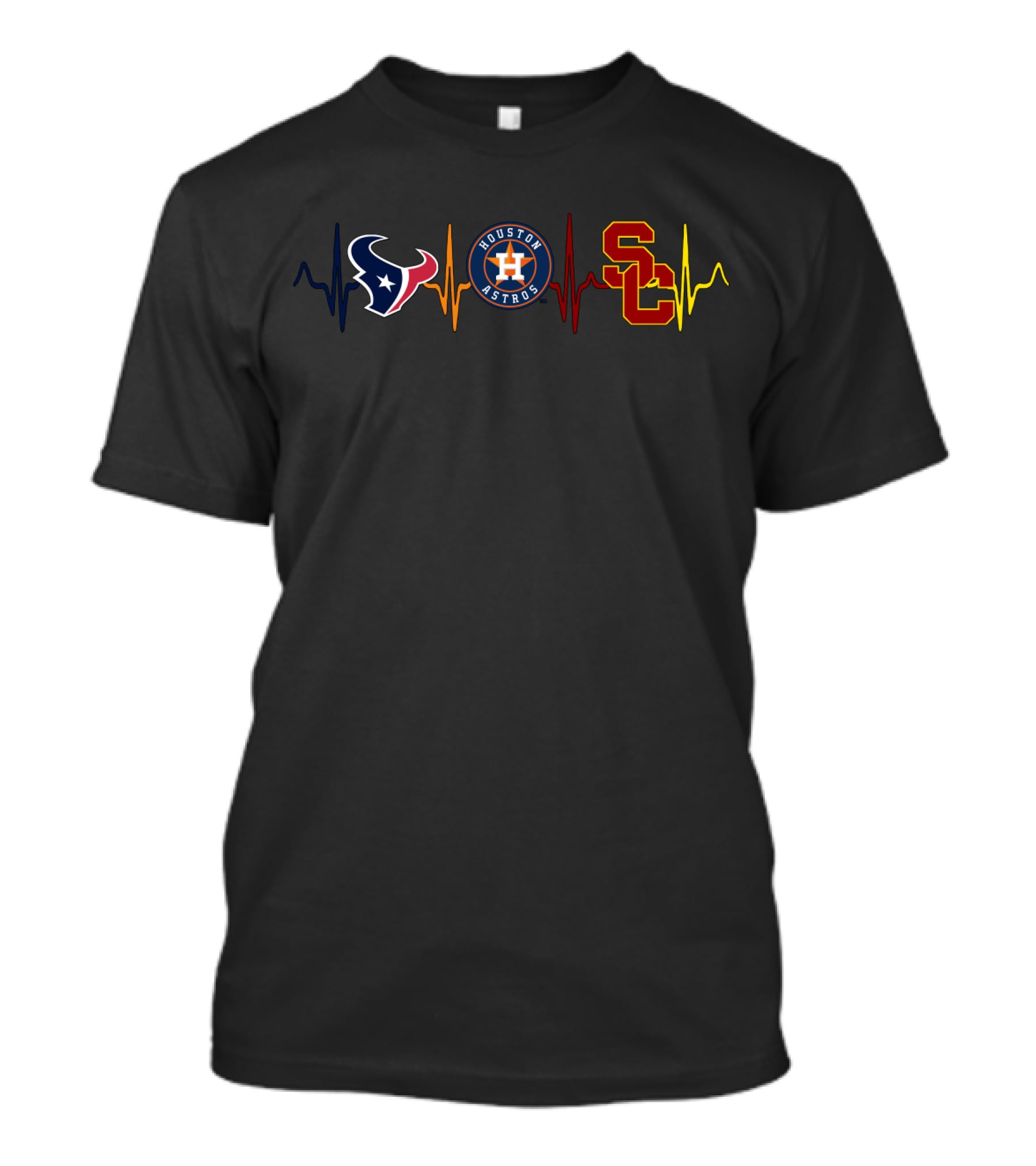 Texans Love With Houston Astros And Usc T-Shirt