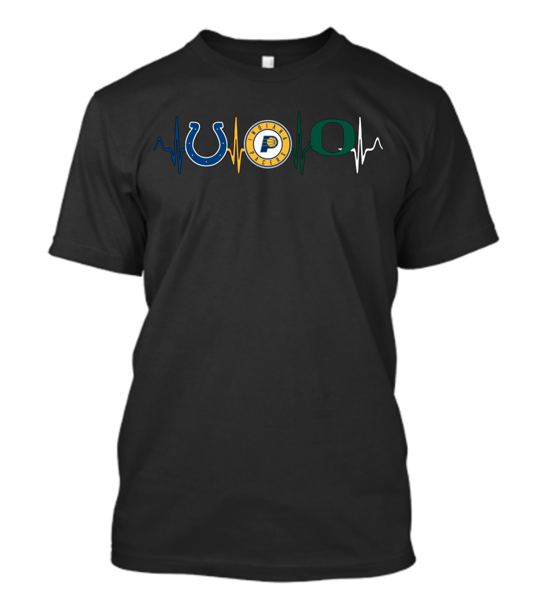 Love Colts Pacers Ducks Icons T-Shirt