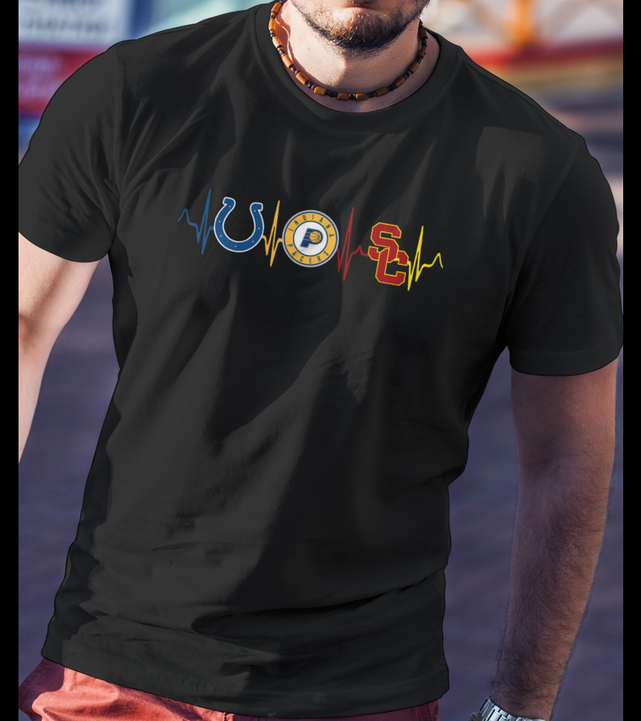 Love Colts Pacers Usc T-Shirt