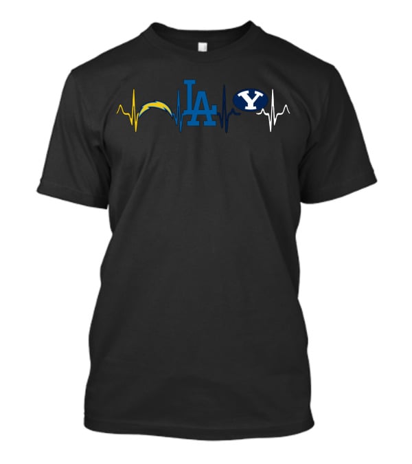 Love Chargers Dodgers La Byu T-Shirt