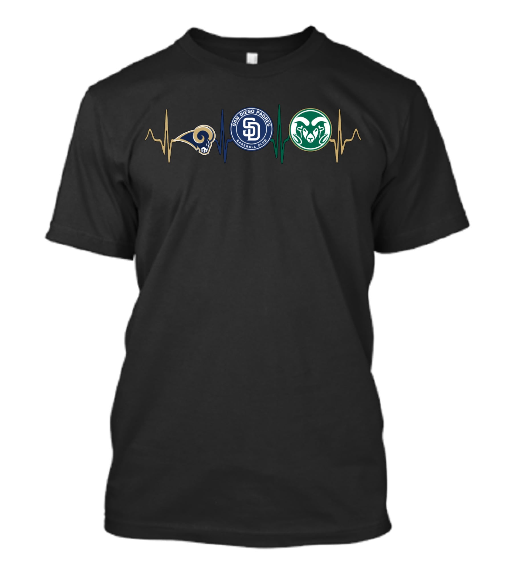 Love Rams Padres San Diego State Csr T-Shirt