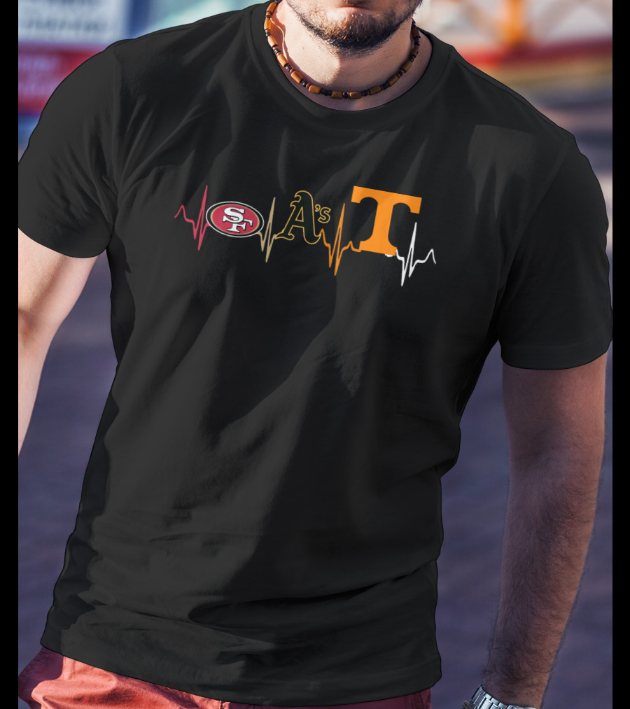 Love 49ers Athletics A's Tennessee T-Shirt
