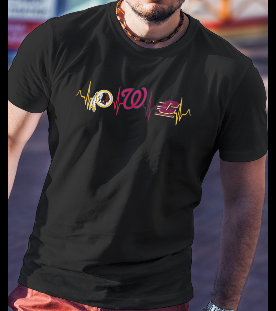 Washington Redskins Nationals Central Michigan Pulse T-Shirt
