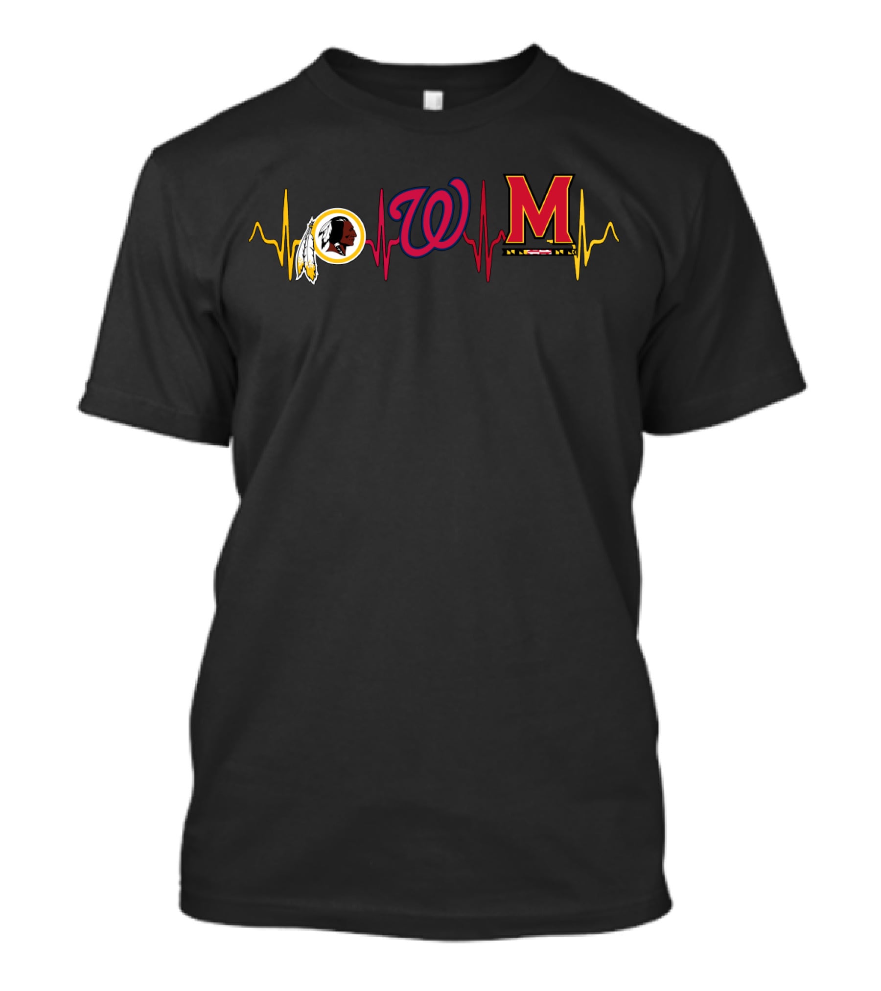 Redskins Nationals Mt Heartbeat T-Shirt