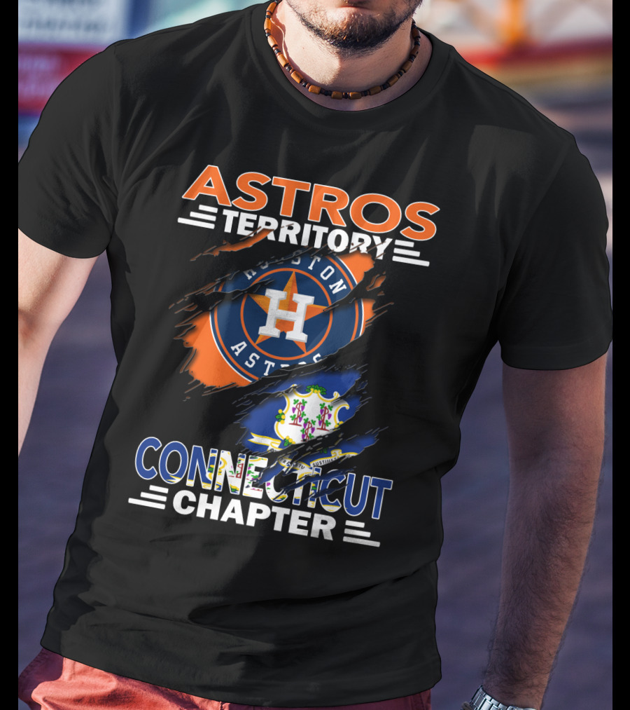 Astros Territory Houston Astros Logo Connecticut Chapter T-Shirt