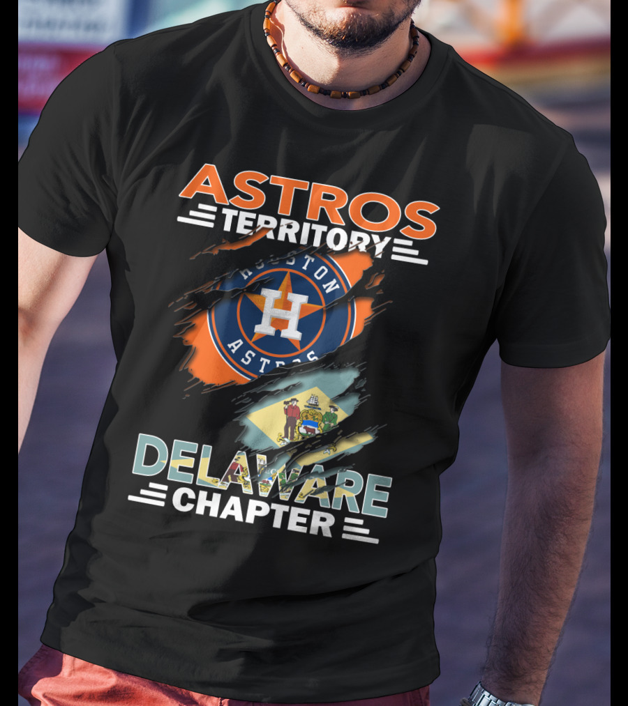 Astros Territory Houston Astros Delaware Chapter T-Shirt