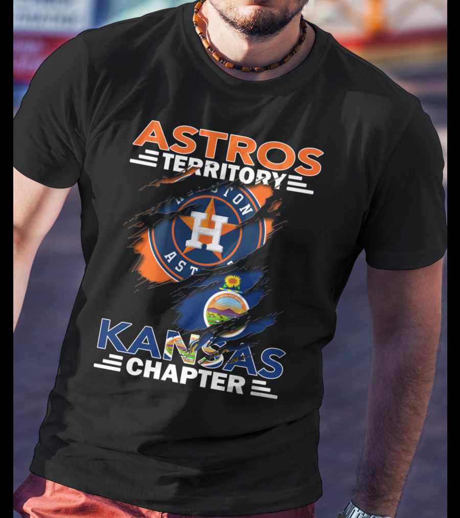 Astros Territory Kansas Chapter Houston Astros Flag T-Shirt