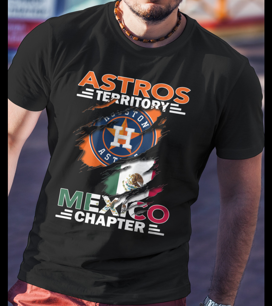 Houston Astros Territory Mexico Chapter Flag T-Shirt