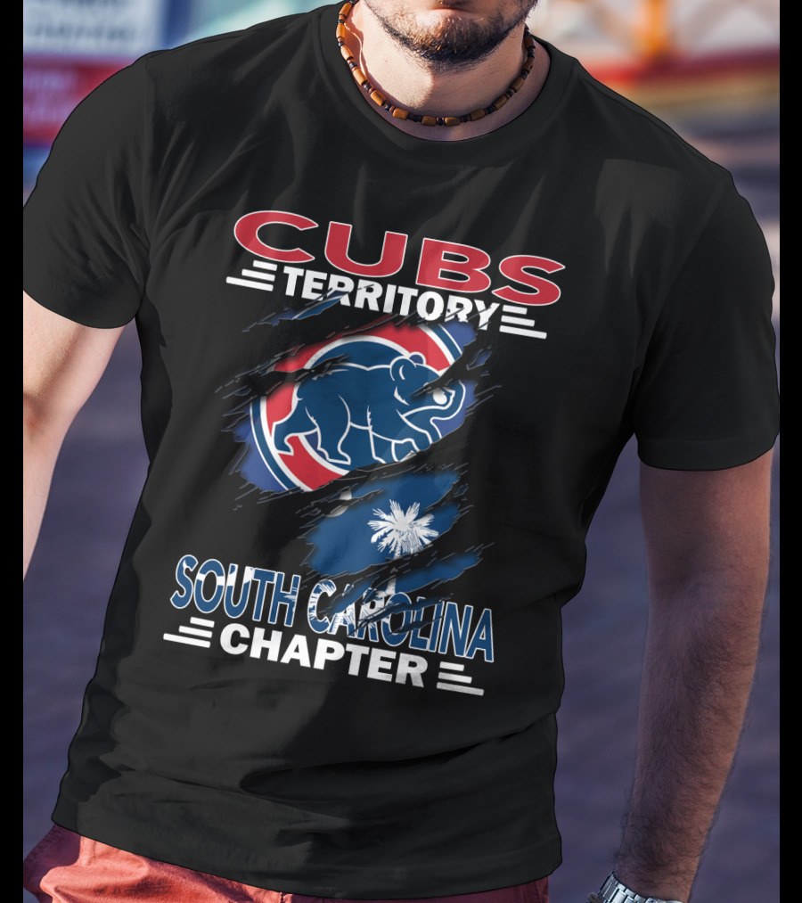 Cubs Territory South Carolina Chapter Cubs Logo South Carolina Flag T-Shirt