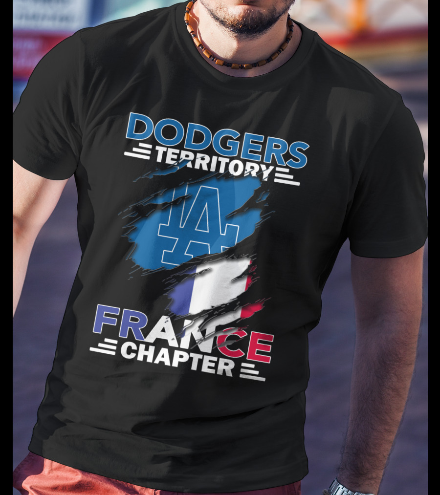 Dodgers Territory LA France Chapter T-Shirt