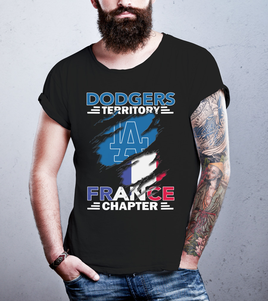 Dodgers Territory LA France Chapter T-Shirt