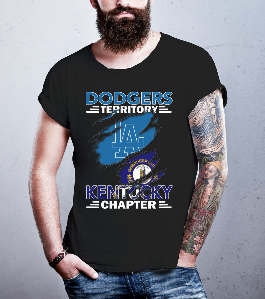 Dodgers Territory Kentucky Chapter Commonwealth Flag T-Shirt