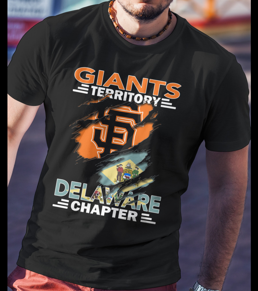 Giants Territory San Francisco Logo Delaware Chapter T-Shirt