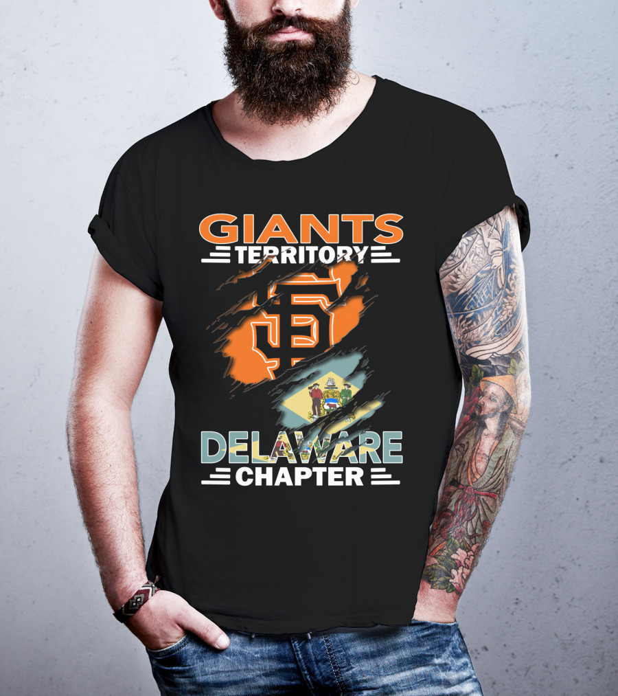 Giants Territory San Francisco Logo Delaware Chapter T-Shirt