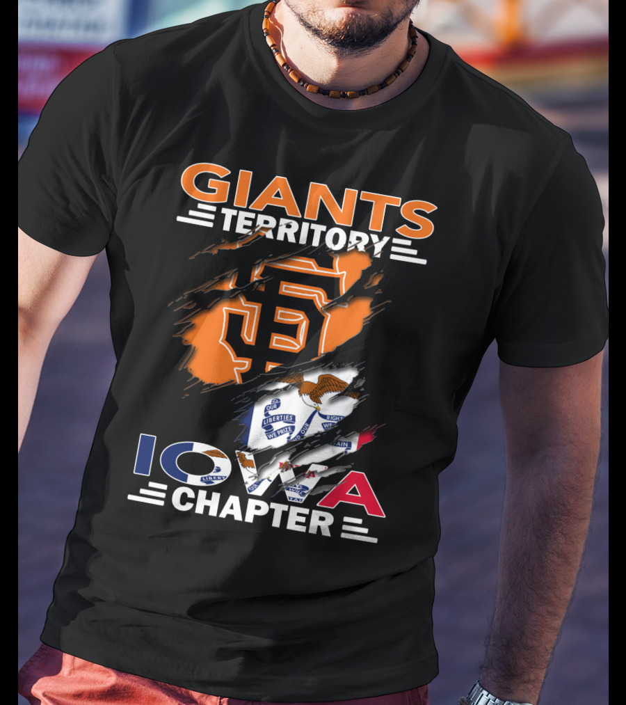 Giants Territory Iowa Chapter San Francisco Giants Fan Group Baseball Community T-Shirt