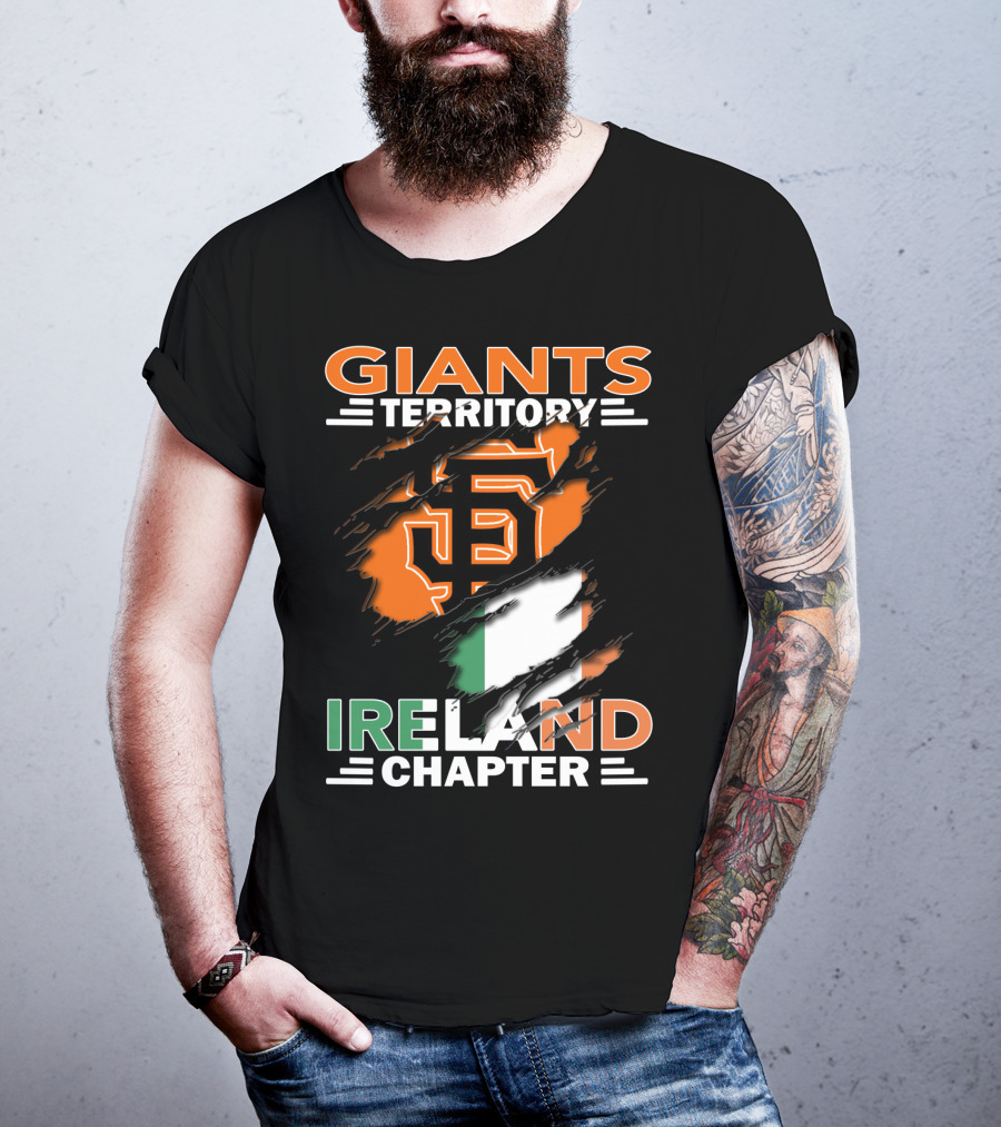 Giants Territory Ireland Chapter Sf Giants Irish Flag T-Shirt