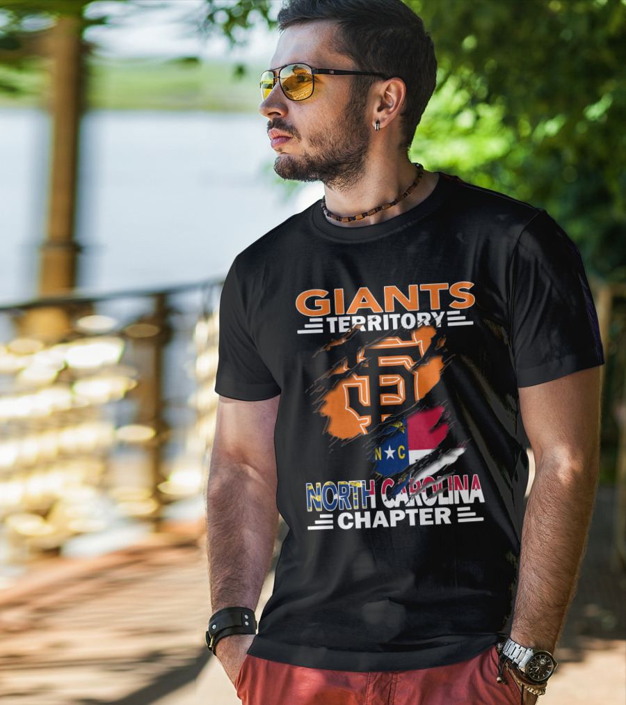 Giants Territory Sf Logo North Carolina Chapter T-Shirt