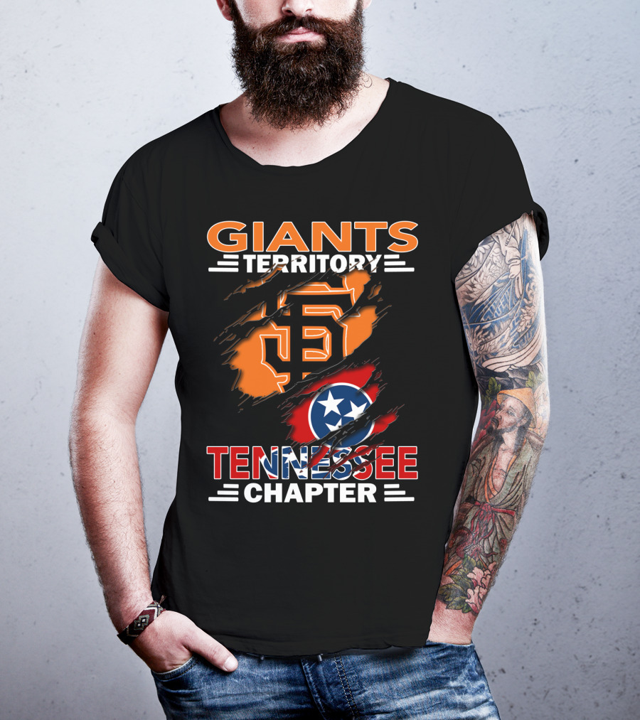Giants Territory Sf Emblem Tennessee Chapter T-Shirt