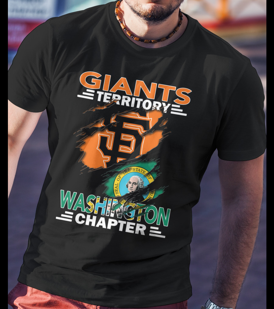 Giants Territory Washington Chapter State Seal T-Shirt