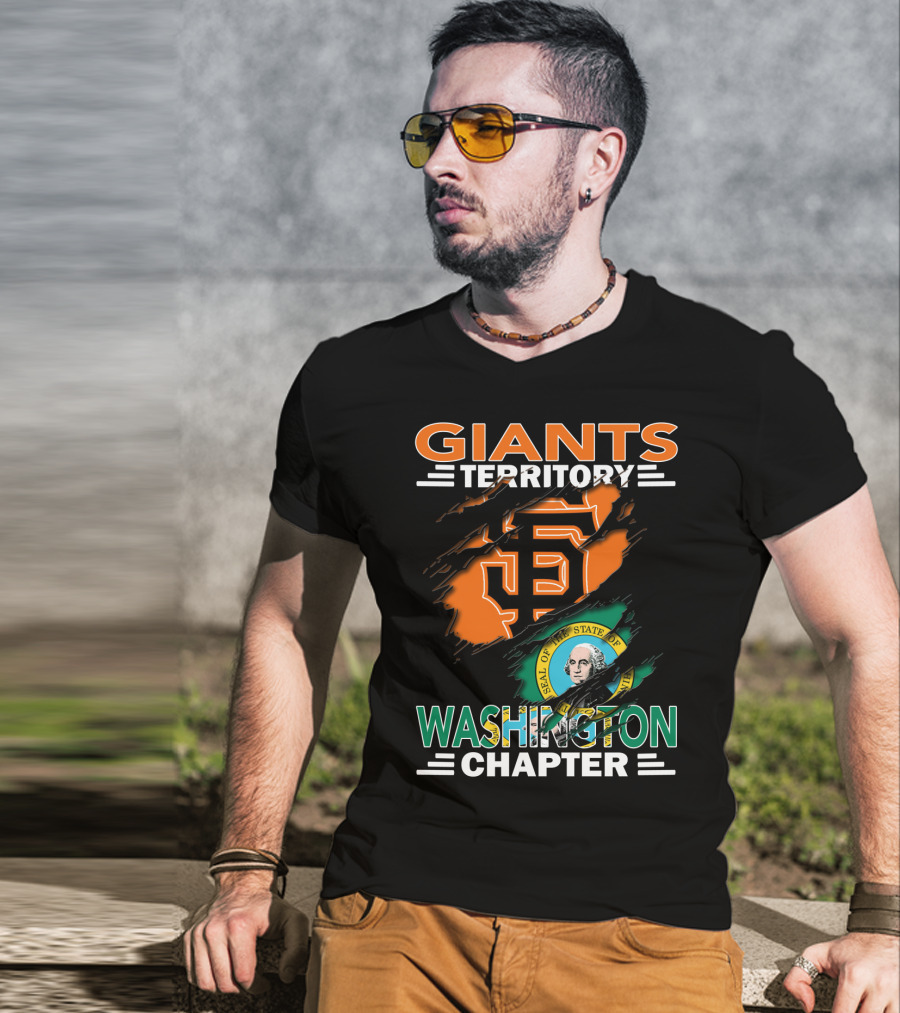 Giants Territory Washington Chapter State Seal T-Shirt